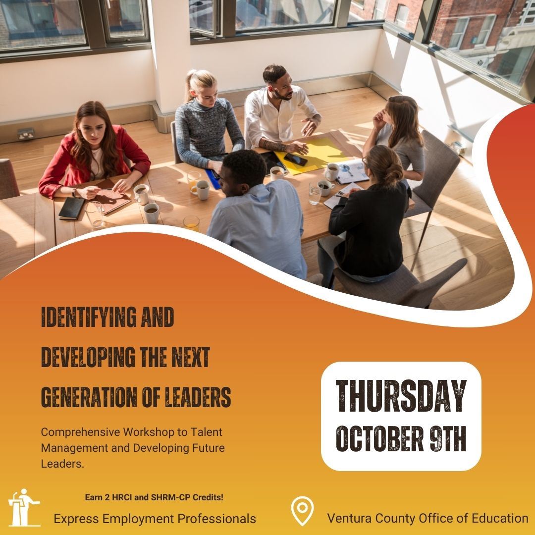 Identifying the next generation of Leaders Seminar - October 9th, 2025