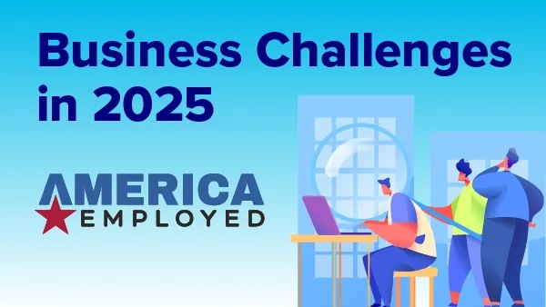 Image of a group of people at a desk looking at statistics with the words 